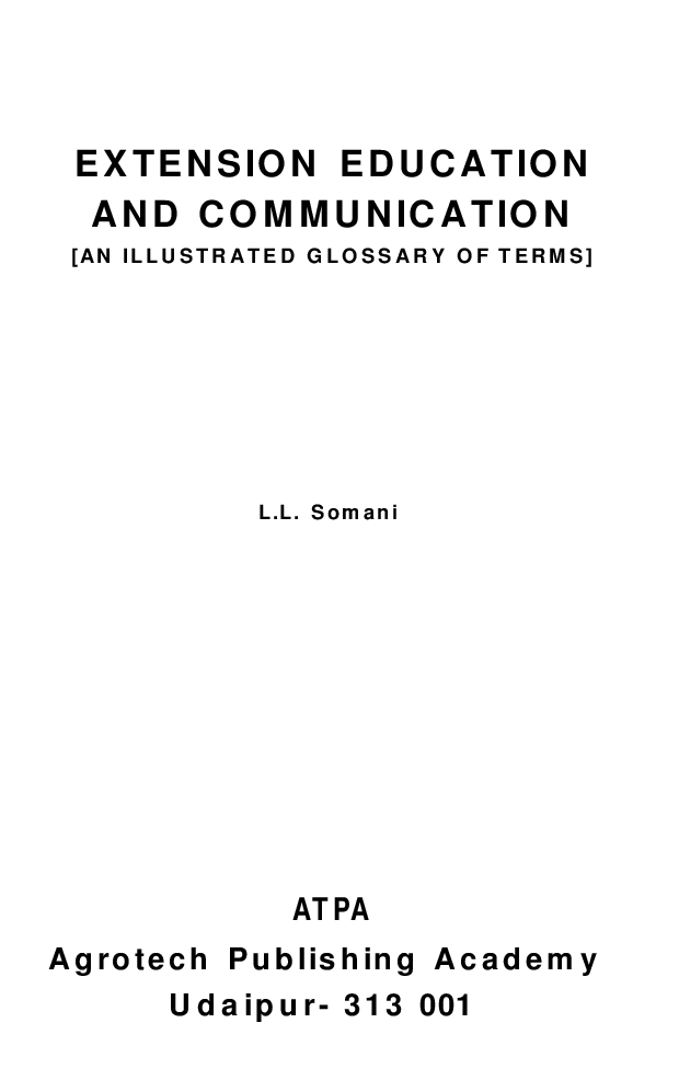 Extension Education And Communication - Page 2