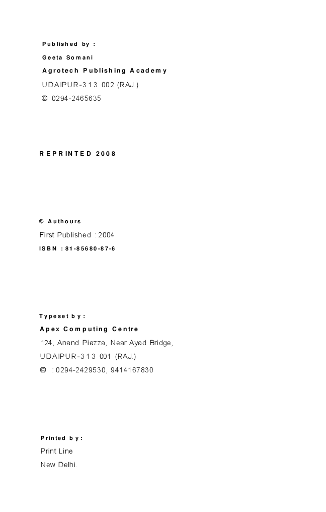 Manual of Agroforestry and Social Forestry - Page 3