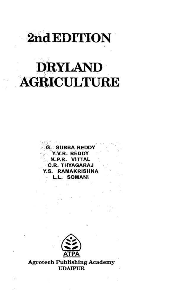 Dryland Agriculture - Page 2