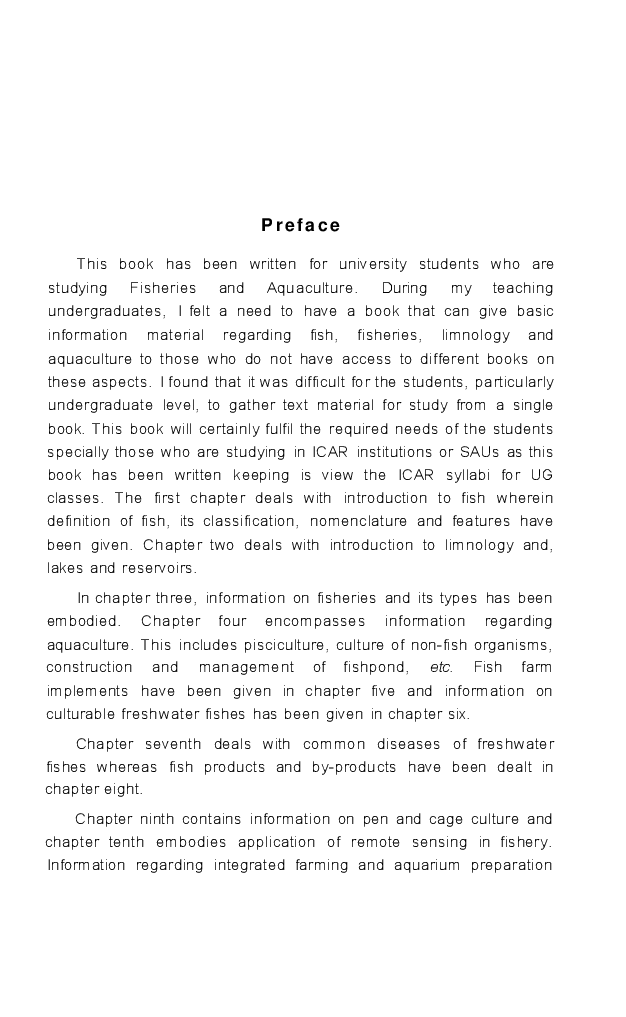 Handbook of Fisheries and Aquaculture - Page 4