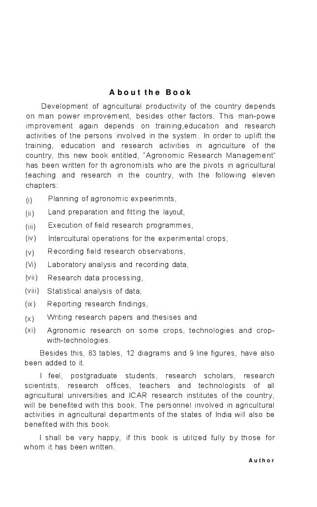 Agronomic Research Management - Page 5