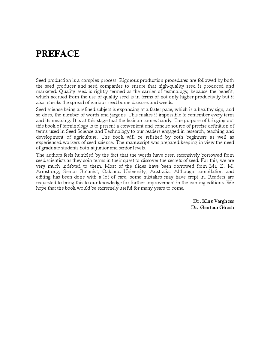 Agros Dictionary of Seed Science and Technology - Page 4