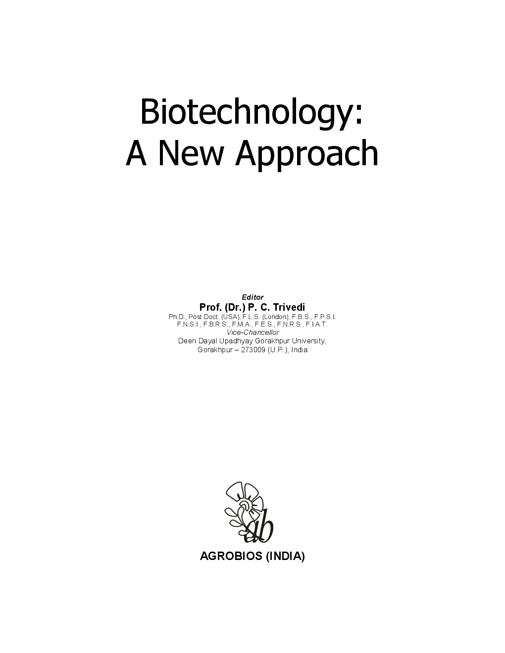 Biotechnology: A New Approach - Page 2