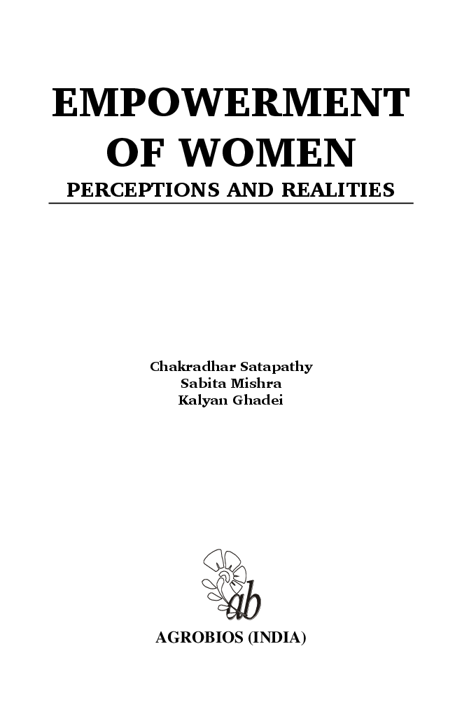 Empowerment of Women: Perception and Realities - Page 3