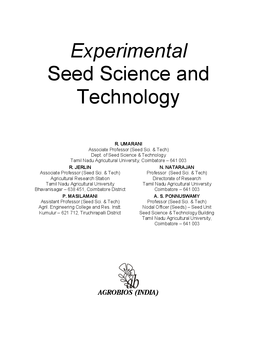 Experimental Seed Science and Technology - Page 2