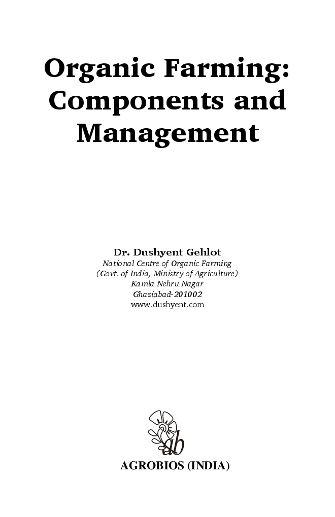 Organic Farming: Components and Management - Page 2