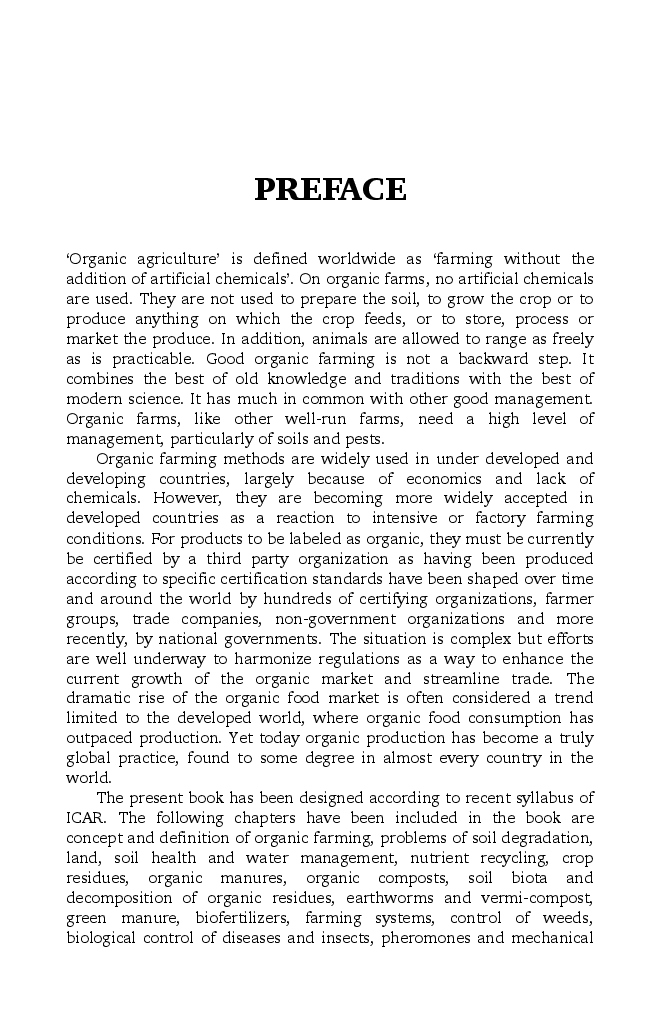 Organic Farming: Components and Management - Page 4
