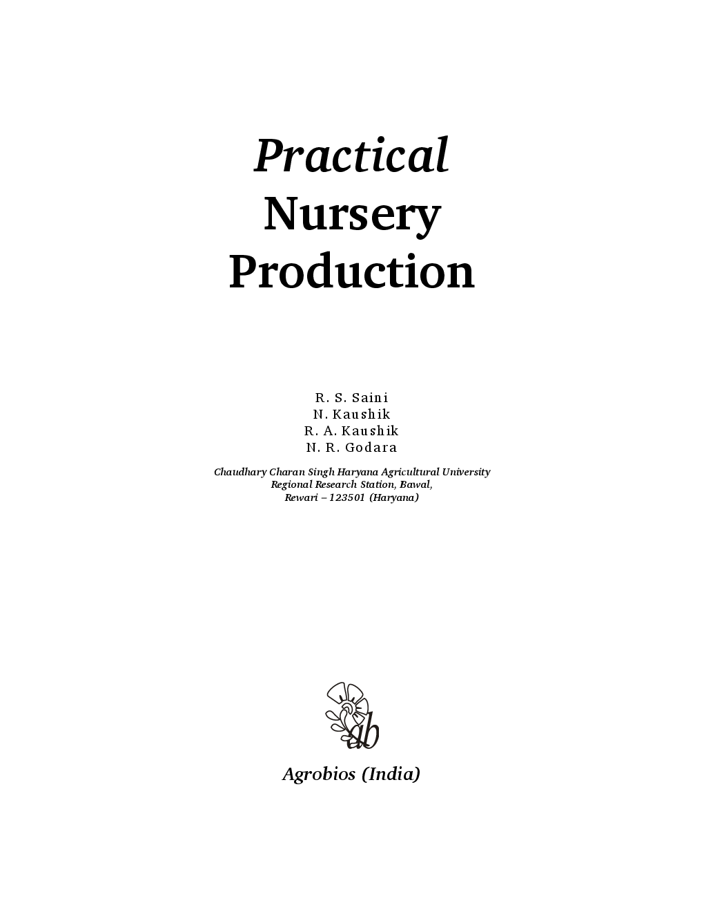 Practical Nursery Production - Page 2