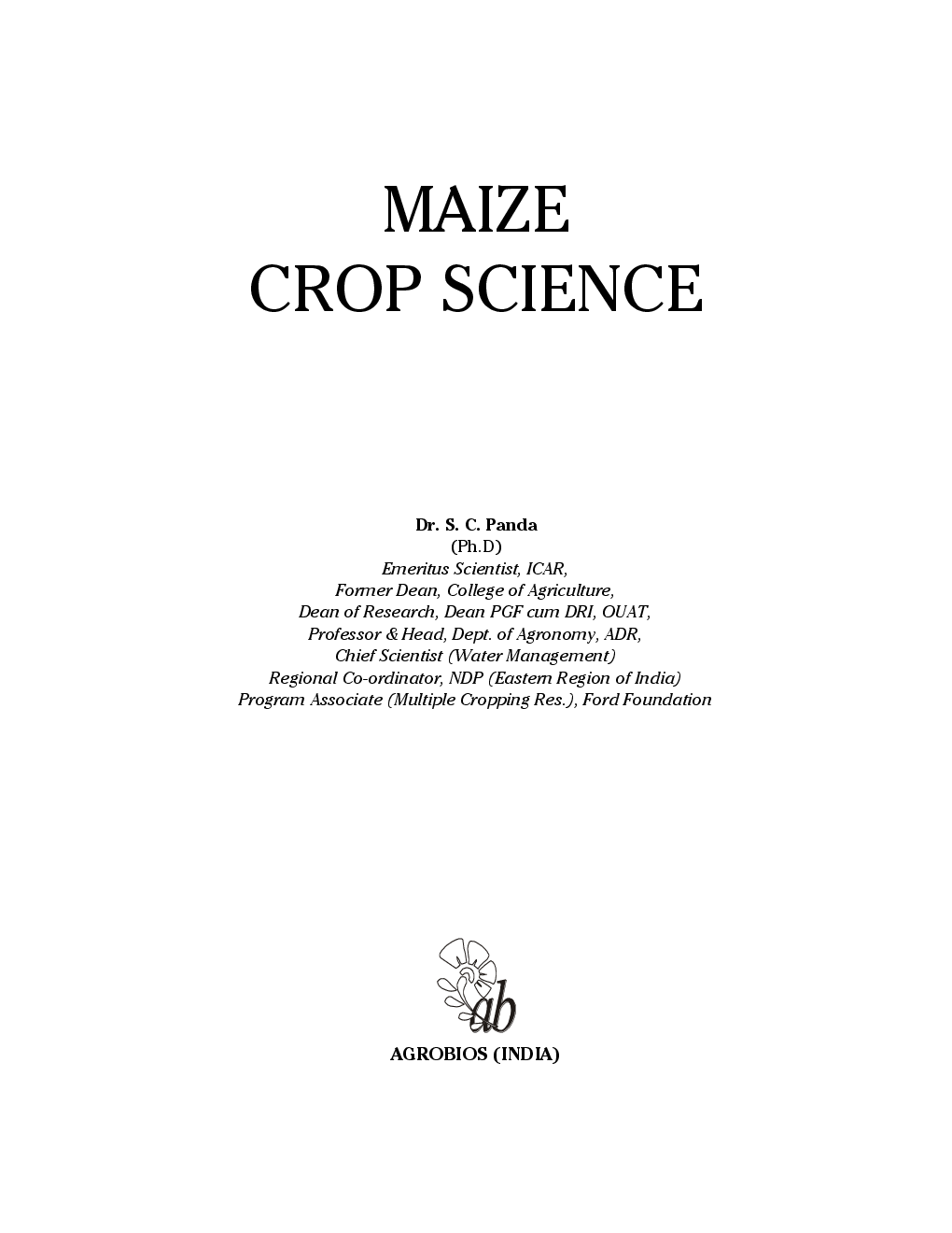 Maize Crop Science - Page 2