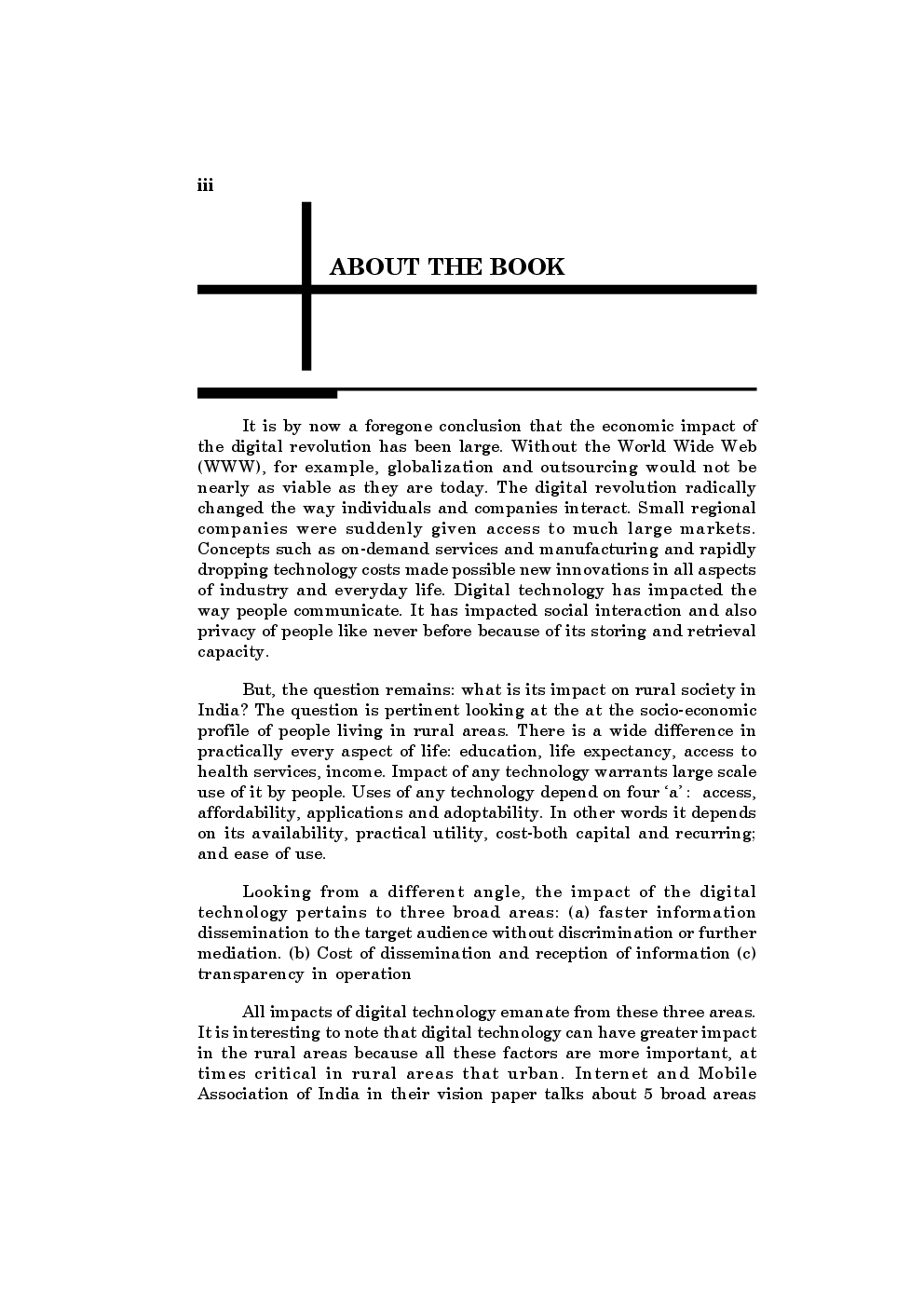 ICT : A 21st Century Agrarian Revolution for Rural Development - Page 4