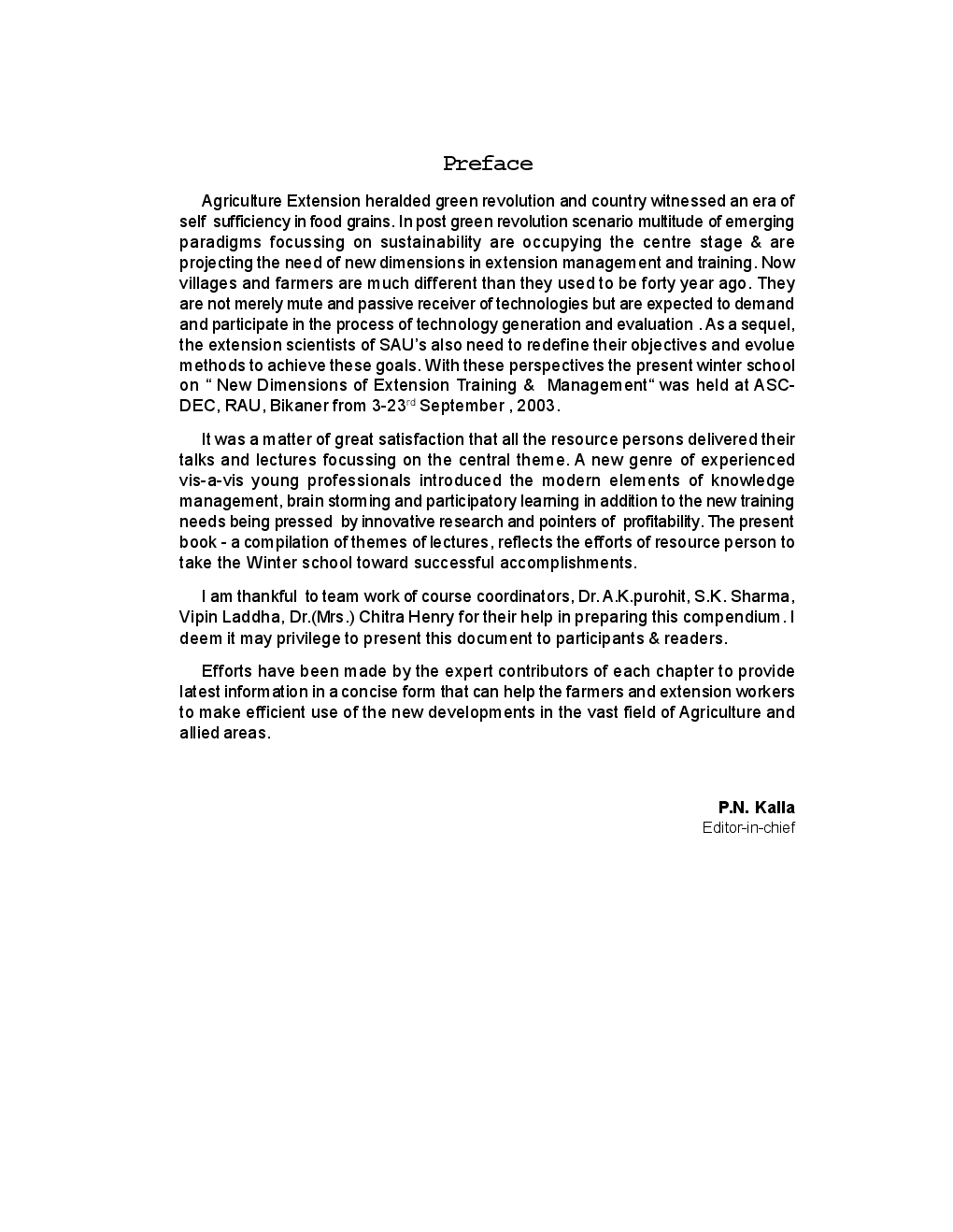 New Dimensions of Extension Training and Management - Page 4