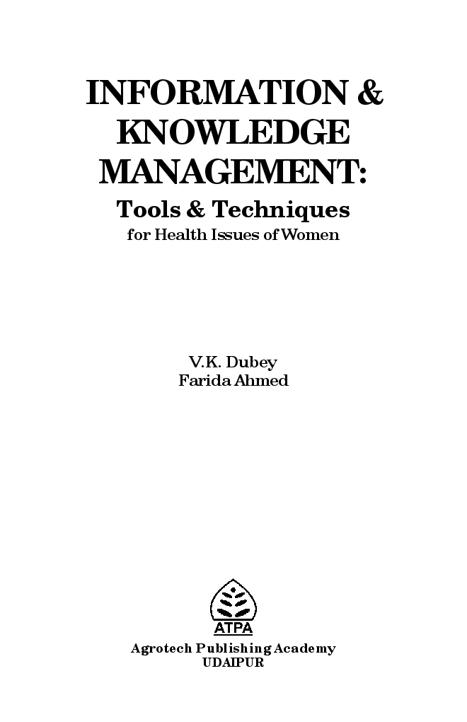 Information And Knowledge Management - Page 2