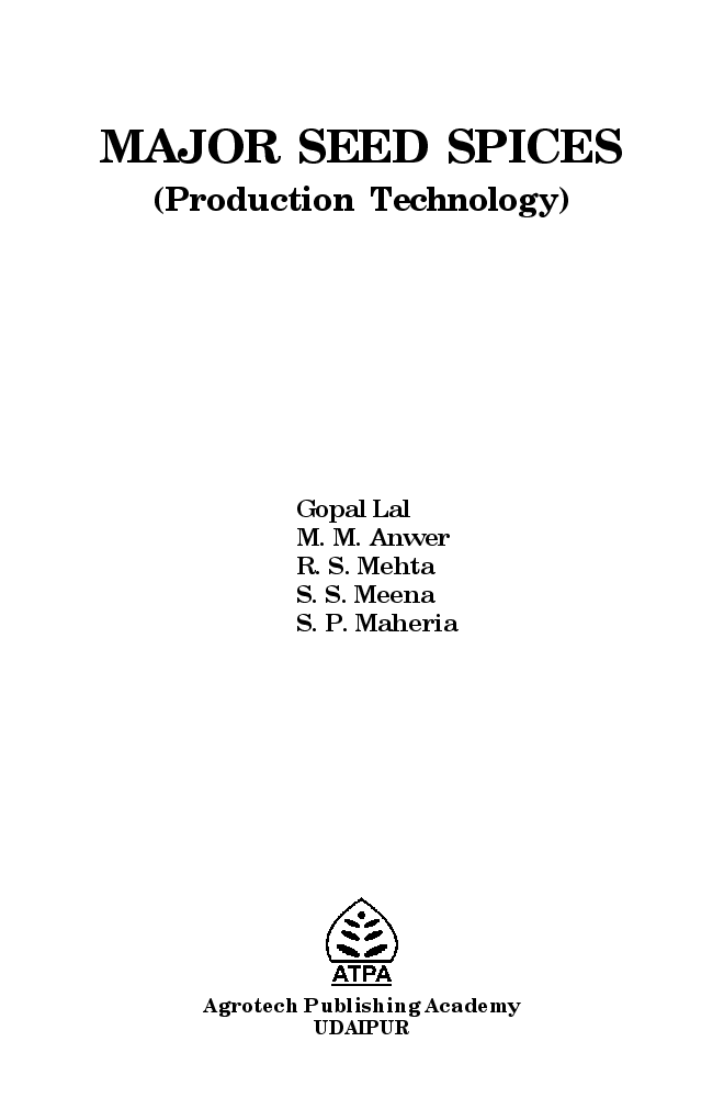 Major Seed Spices - Page 2