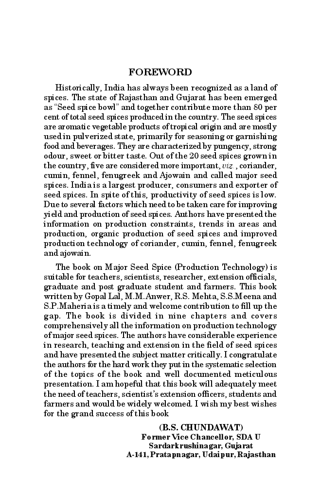 Major Seed Spices - Page 4