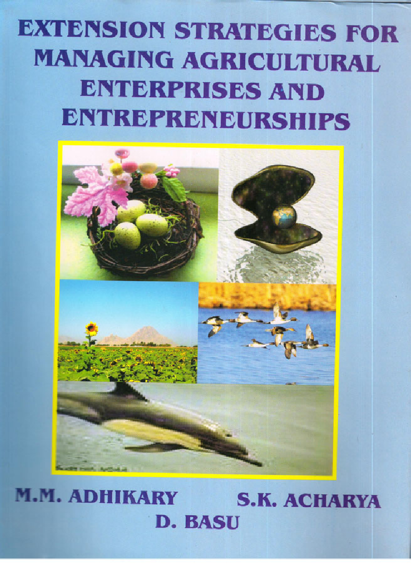 Extension Strategies For Managing Agricultural Enterprises And Entrepreneurship - Page 1