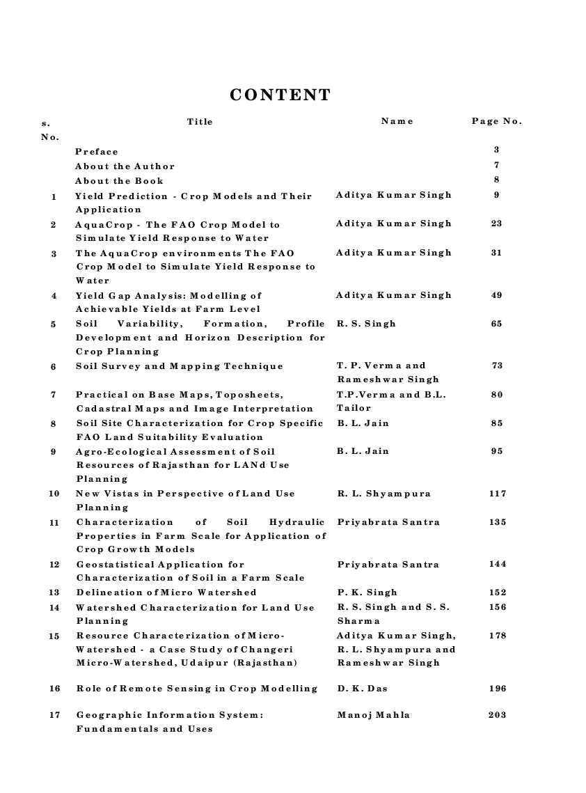 Crop modelling for land use planning - Page 5