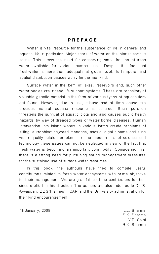 Management of freshwater ecosystems - Page 5