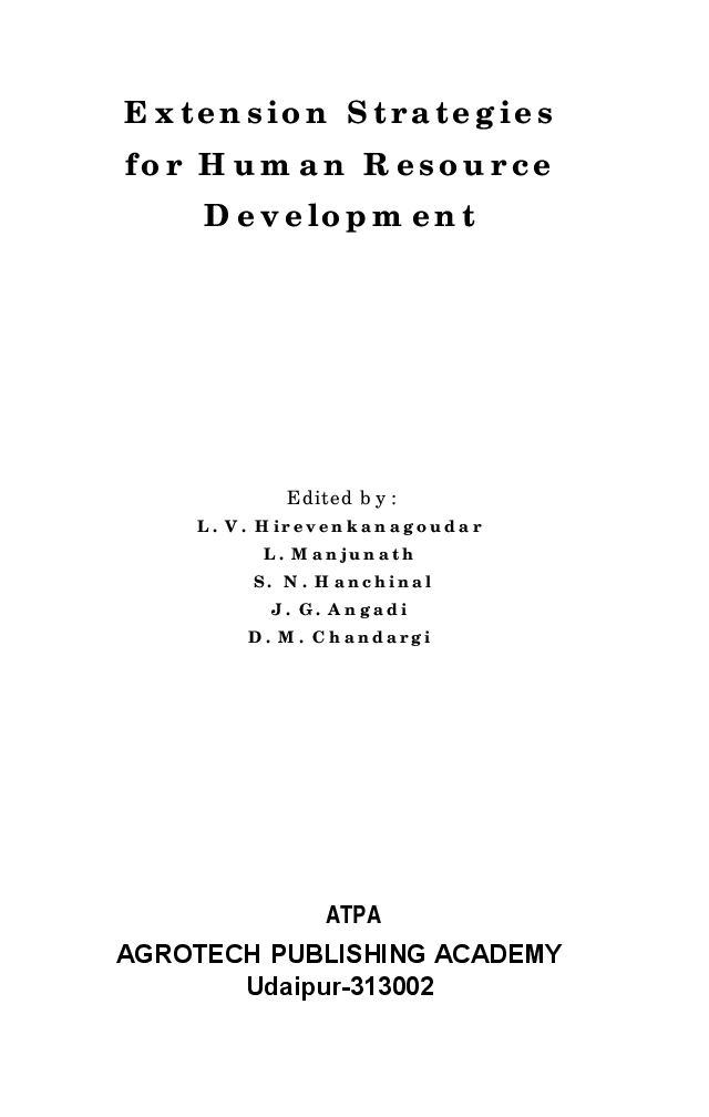 Extension strategies for human resourses development - Page 2