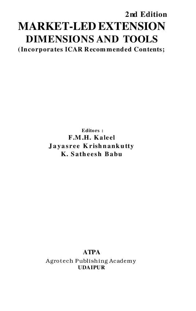 Market - led extensions dimensions and tools - Page 2