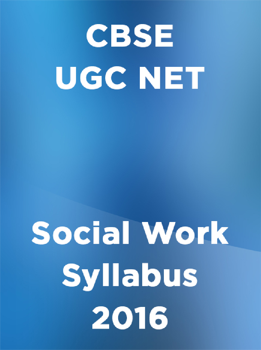 CBSE UGC NET Social Work Syllabus 2016 - Page 1