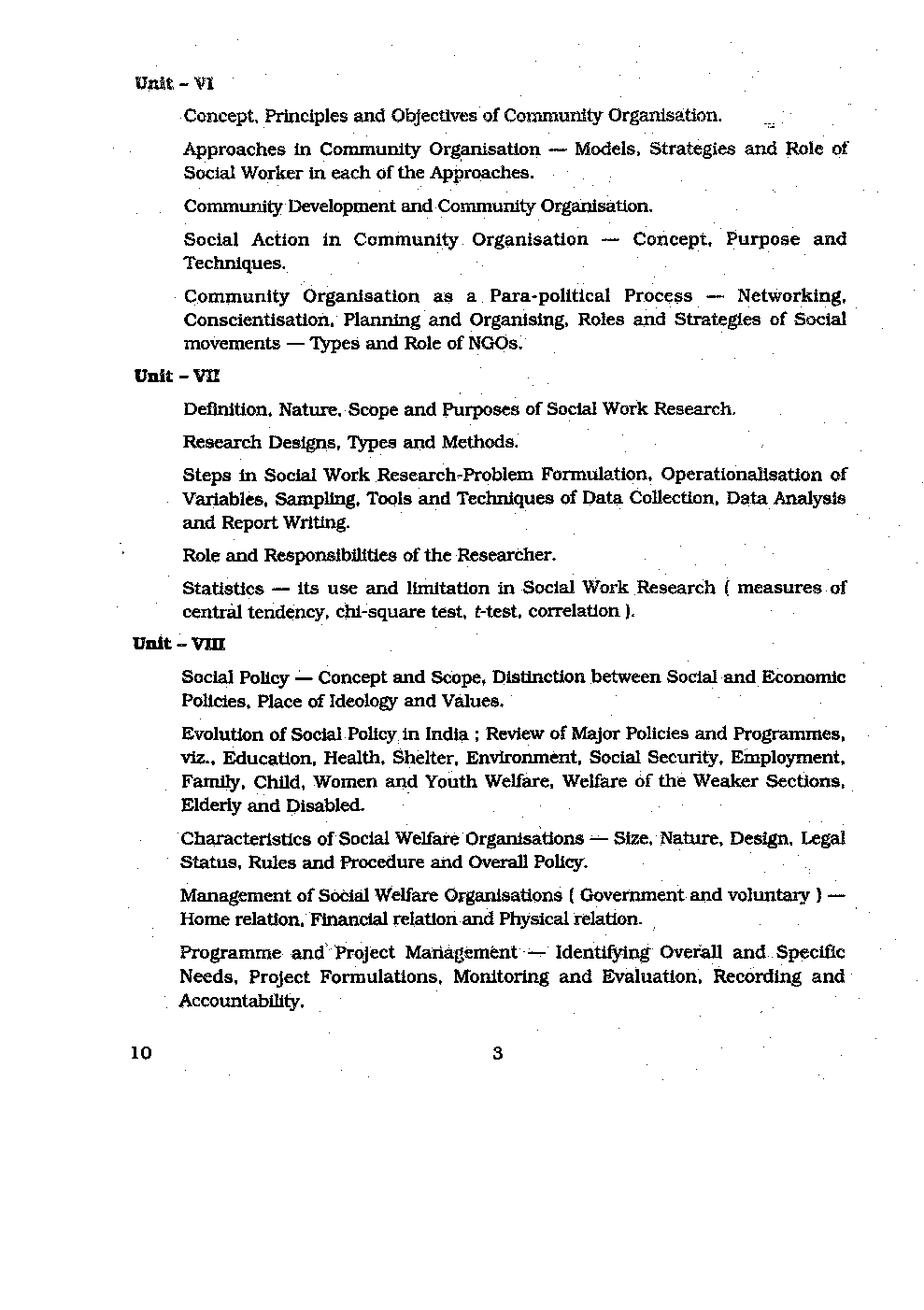 CBSE UGC NET Social Work Syllabus 2016 - Page 4