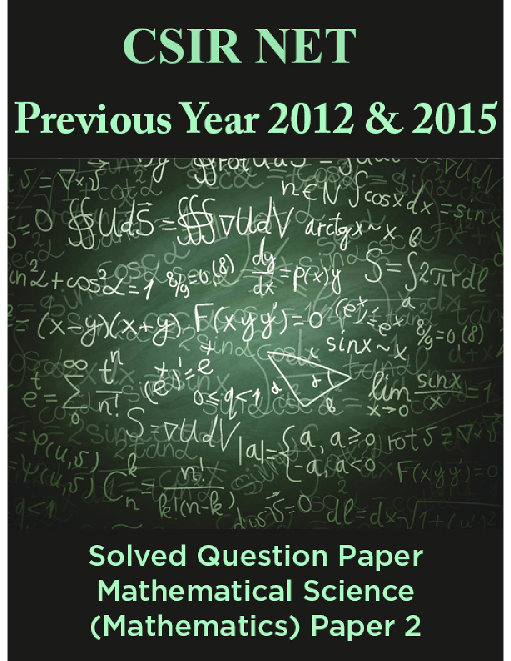 CSIR NET Previous Year 2012 And 2015 Solved Question Paper Mathematical Science (Mathematics) Paper 2 - Page 1