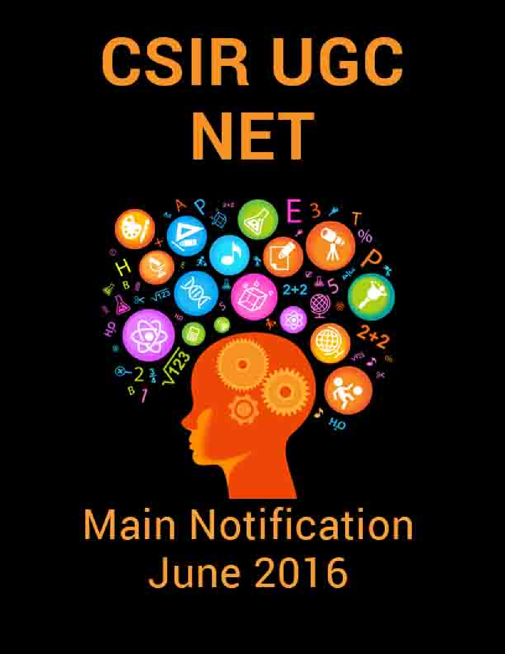 CSIR NET Main Notification June 2016 - Page 1