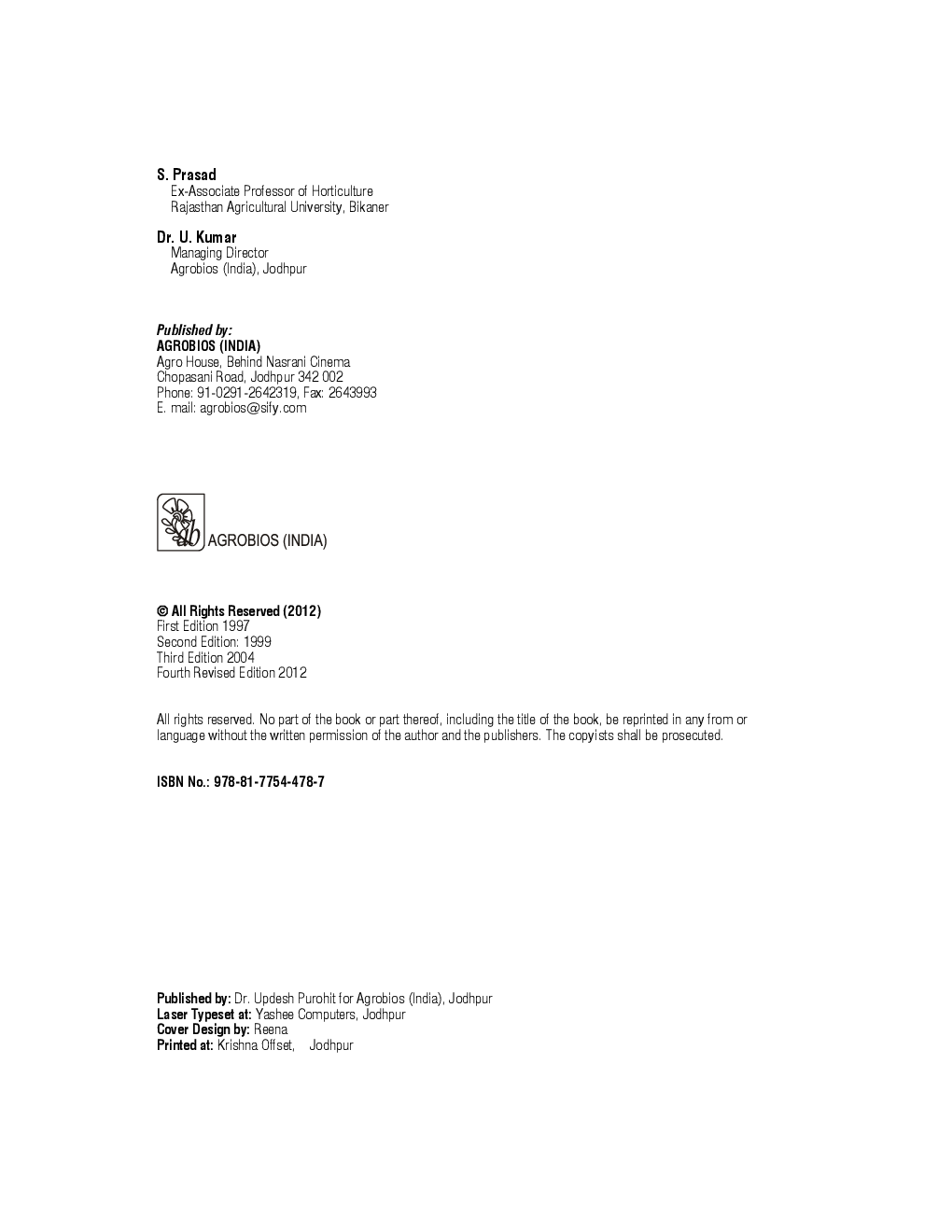 Impact of Plant Biotechnology on Horticulture (4th Ed) - Page 4