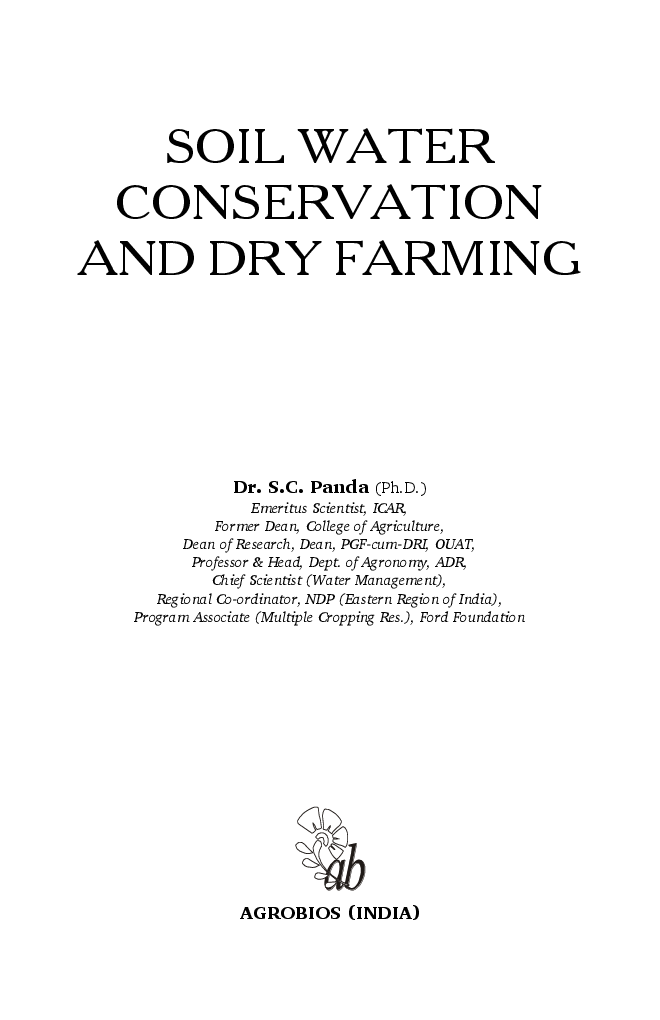 Soil Water Conservation and Dry Farming - Page 2