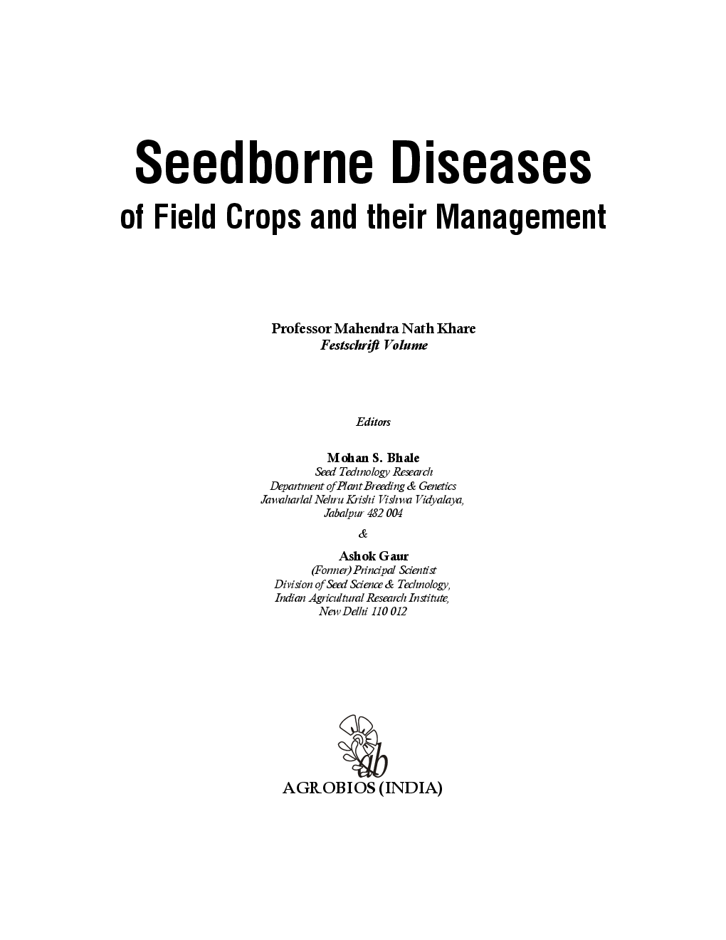 Seed Borne Diseases of Field Crops their Management - Page 2