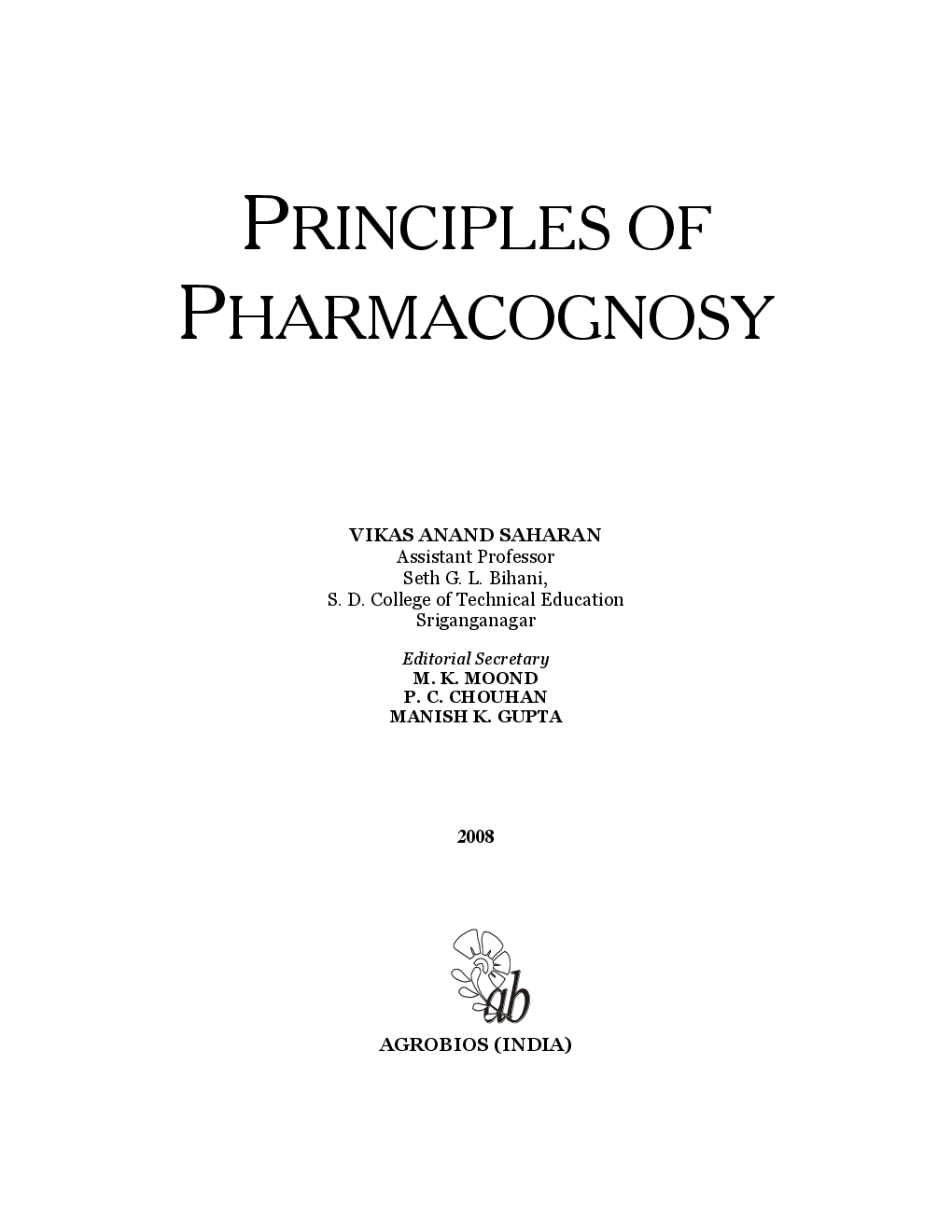 Principles of Pharmagonacy - Page 2