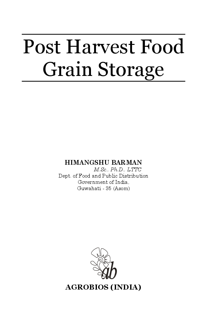 Post-Harvest Food Grain Storage - Page 4