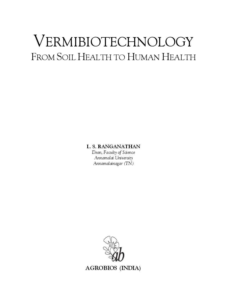 Vermibiotechnology: From Soil Health to Human Health - Page 2