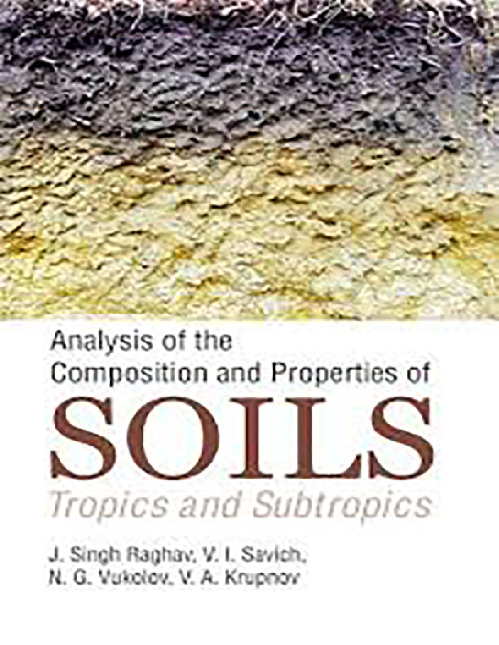 Analysis of The Composition and Properties of Soils: Tropics and Subtropics - Page 1