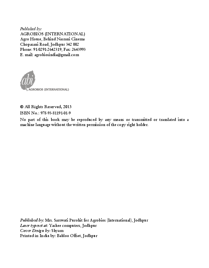 Emerging Science and Technology for Food, Agriculture and Environment - Page 5