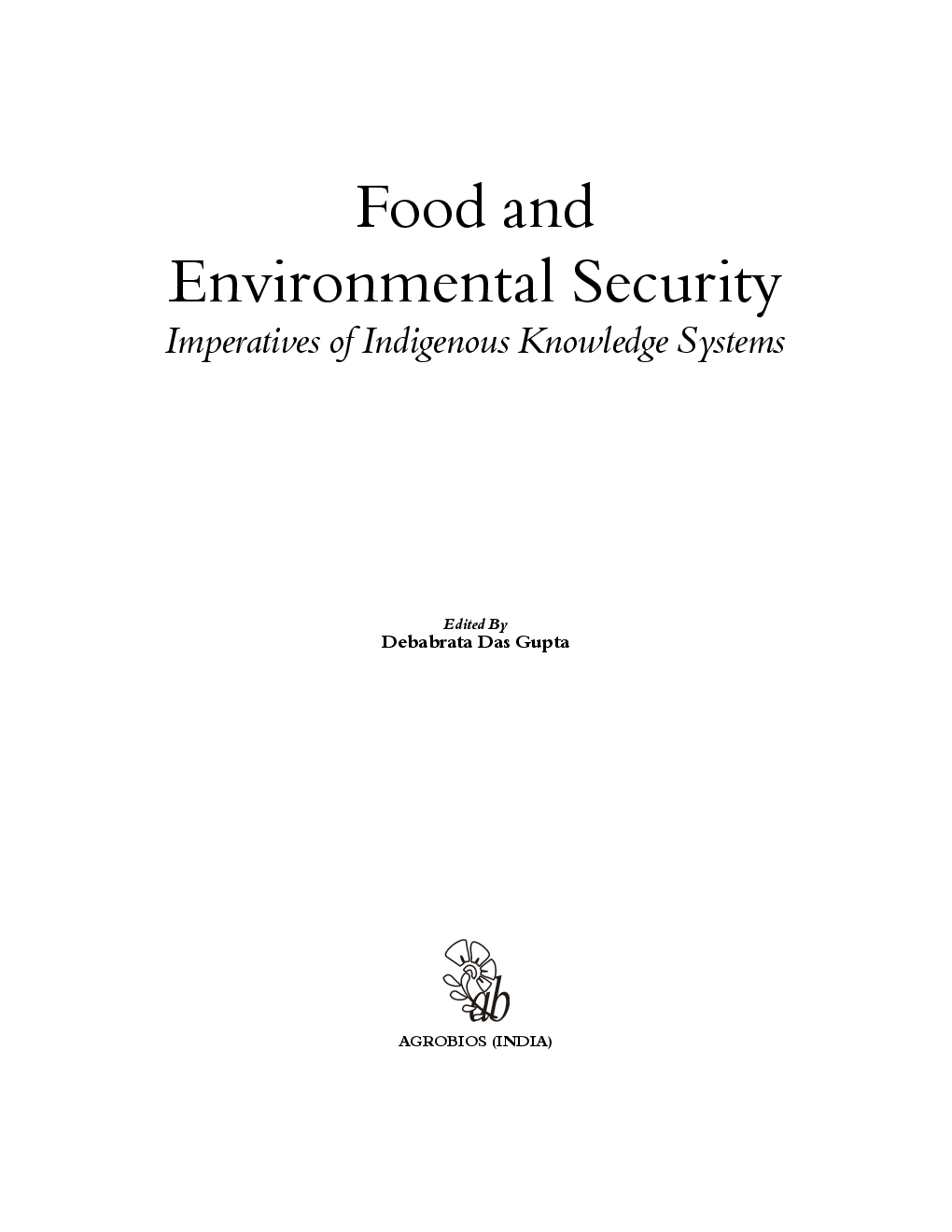 Food and Environmental Security Imperatives of Indigenous Knowledge System - Page 2