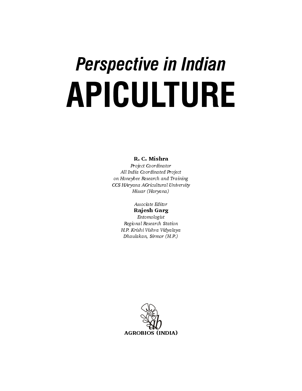 Perspective in Indian Apiculture - Page 4