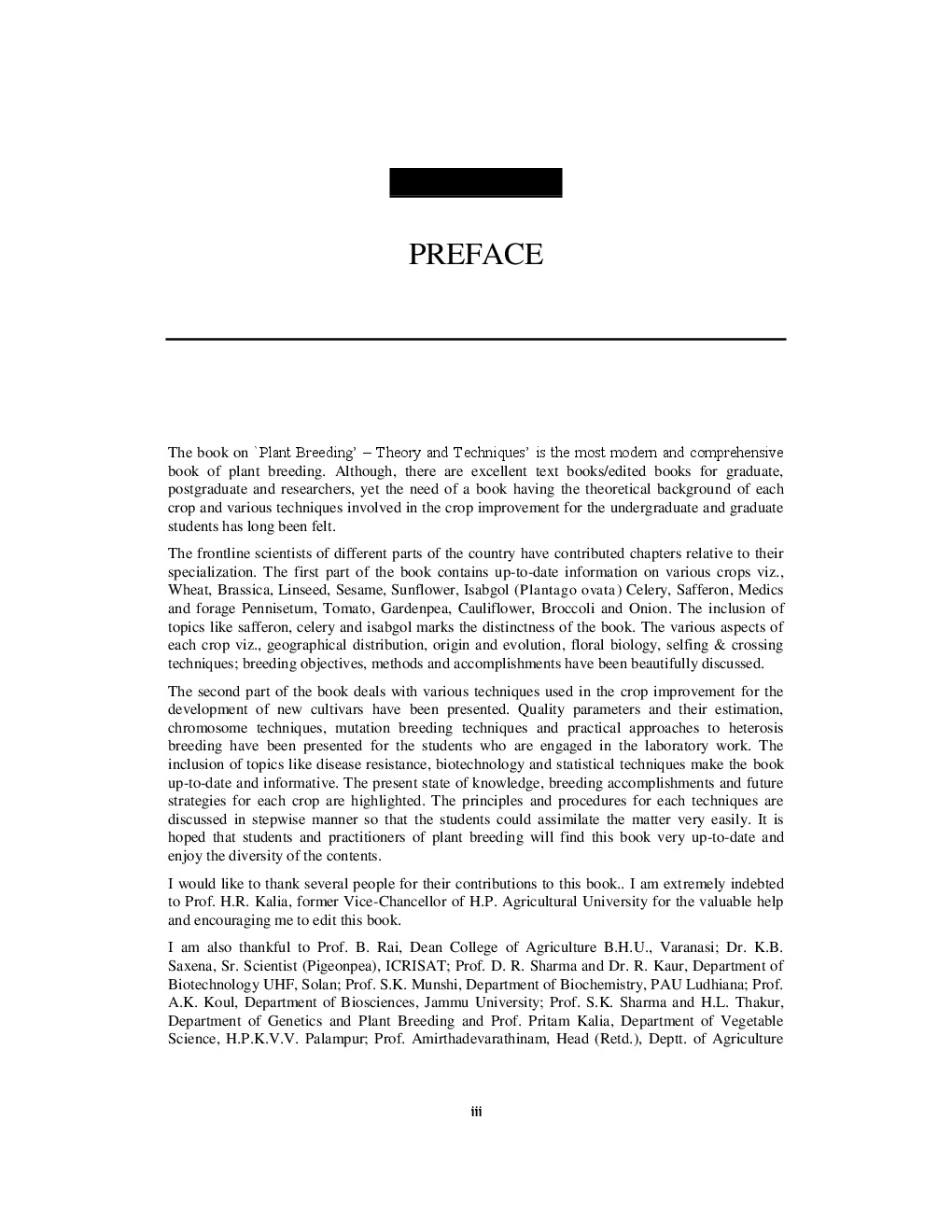 Plant Breeding: Theory and Techniques - Page 4