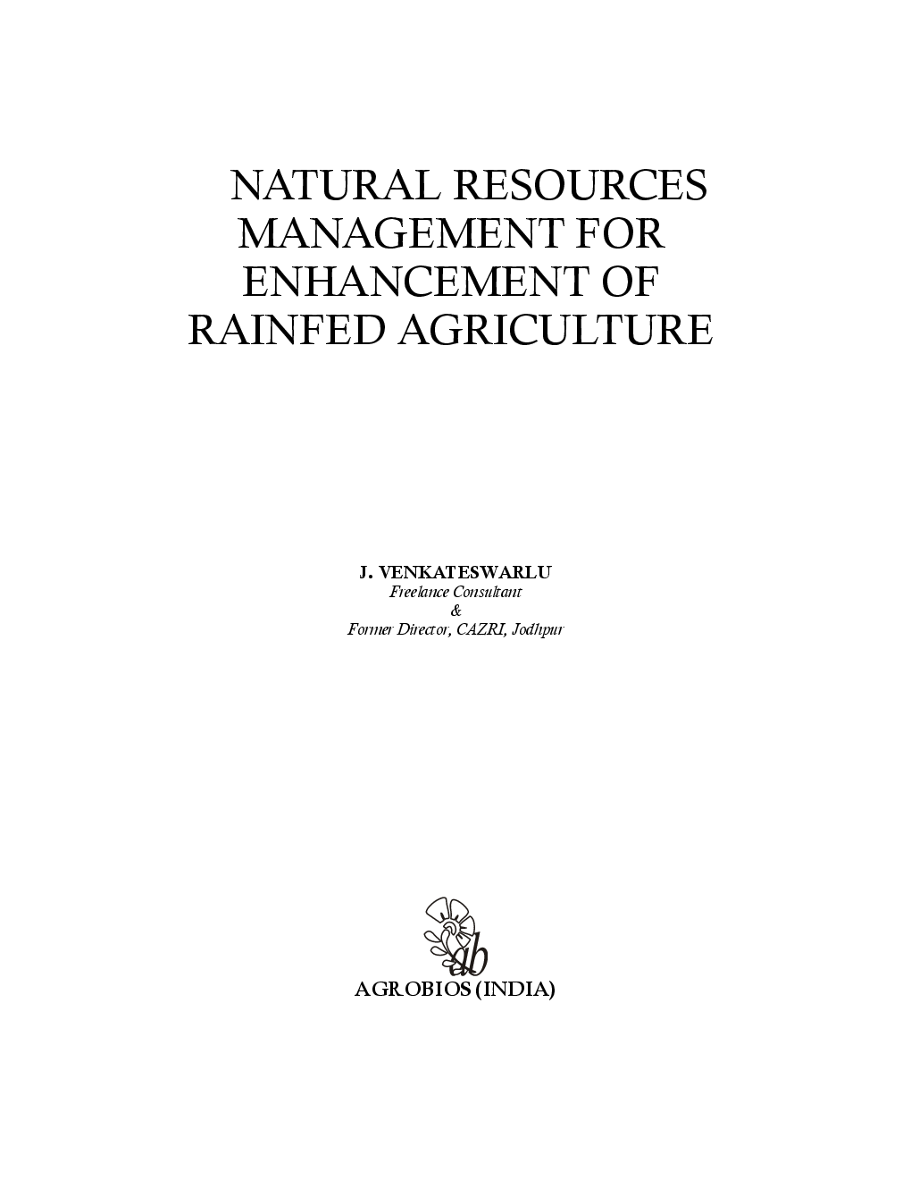 Natural Resources Management for Enhancement of Rainfed Agriculture - Page 2