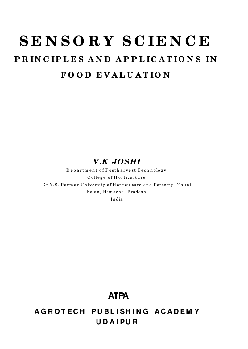 Principles and Application in Food Evaluation - Page 2