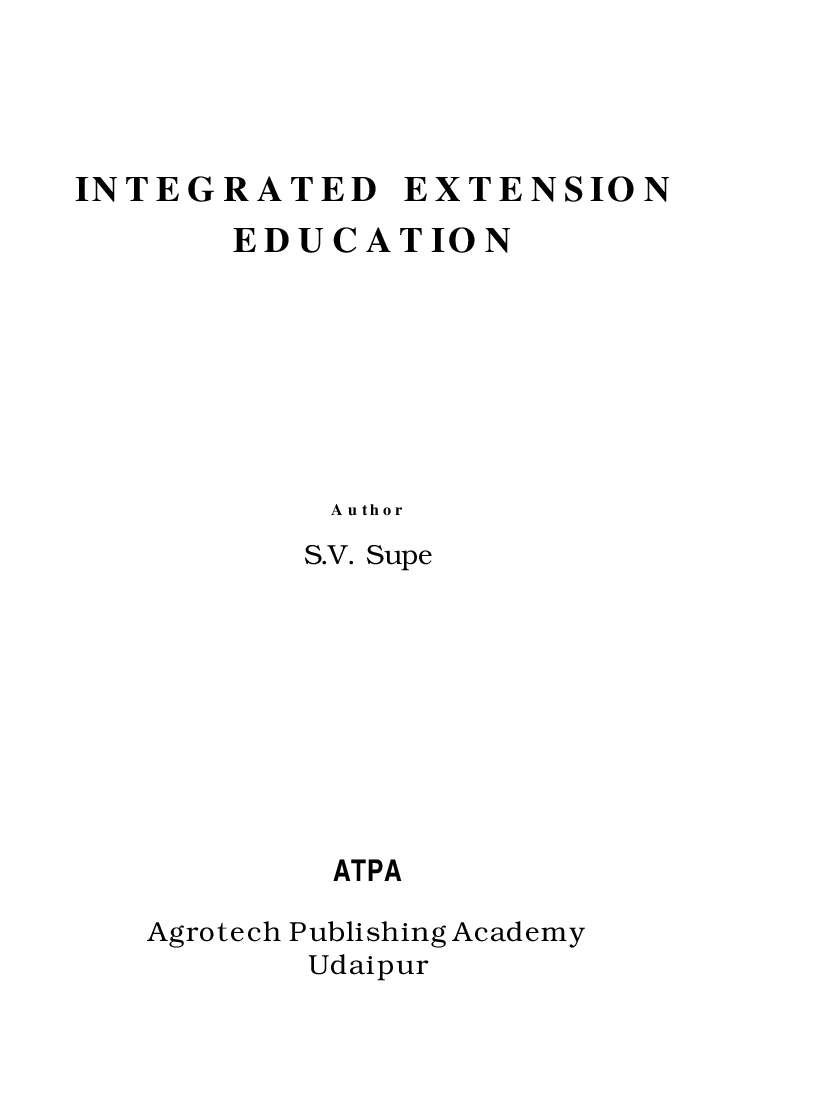 Integrated Extension Education - Page 2