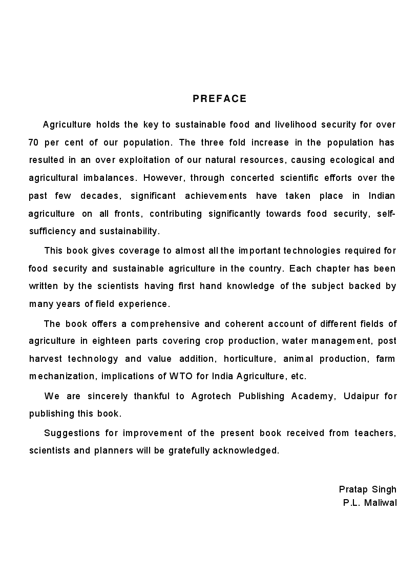 Technologies for Food Security and Sustainable Agriculture - Page 5