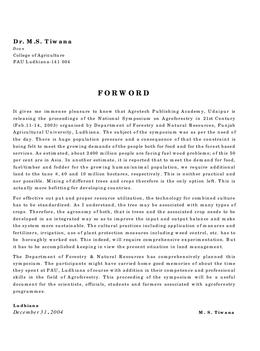 Agroforestry in 21st Century - Page 4