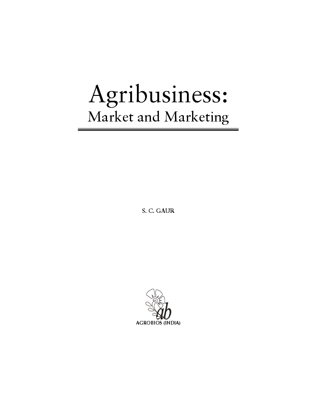 Agribusiness: Market and Marketing - Page 4