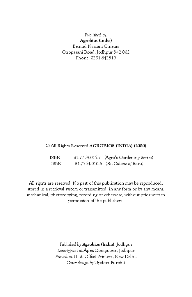 Pot Culture of Roses - Page 5