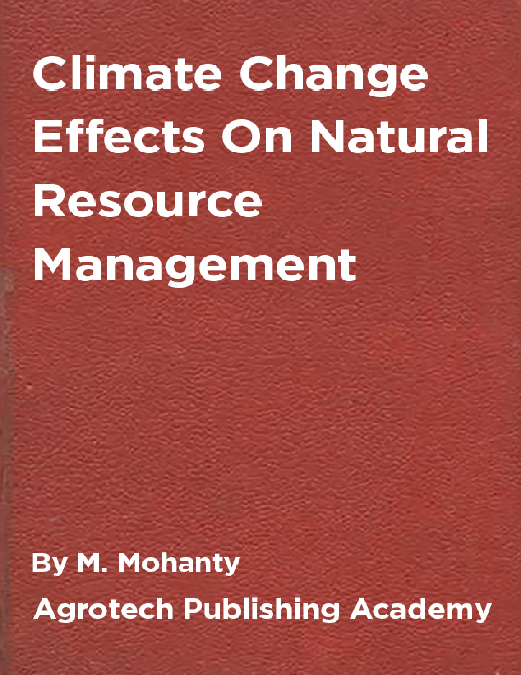 Climate Change Effects On Natural Resource Management - Page 1
