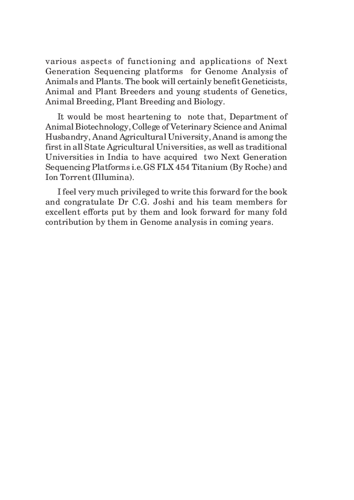 Whole Genome Sequencing in Animal and Plant Research - Page 5