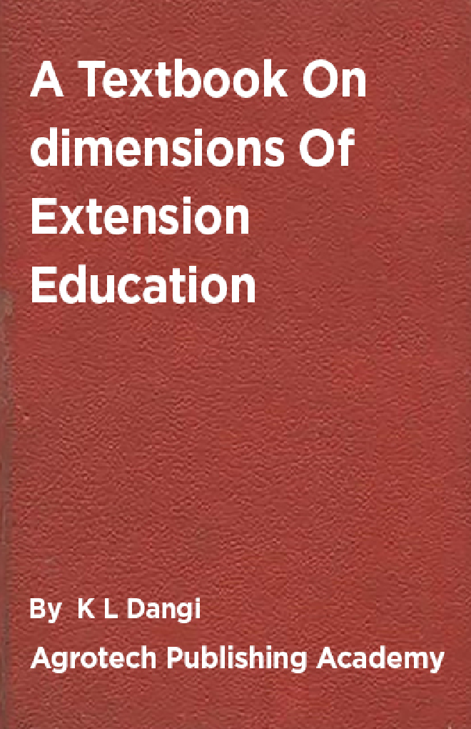 A Textbook On Dimensions Of Extension Education - Page 1