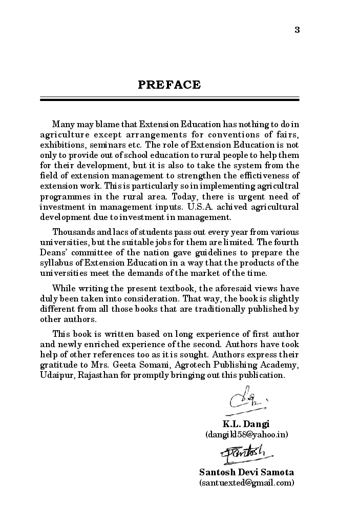 A Textbook On Dimensions Of Extension Education - Page 4