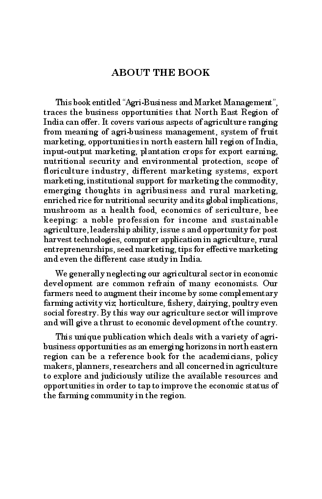 Agri-Business And Market Management - Page 5